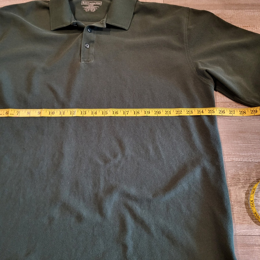 5.11 Tatical Series Long Sleeve Knit Cotton Polo Mens Size XXL - Picture 6 of 7